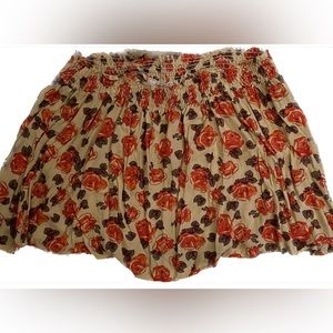 Orange Flower Skirt